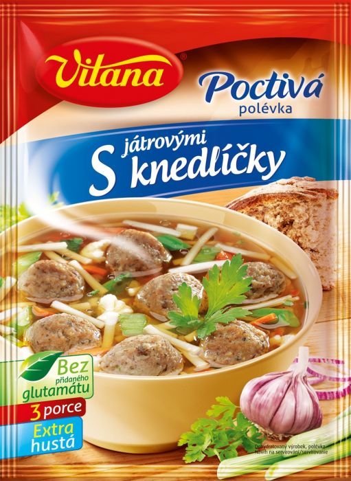 Liver dumplings soup - 88g